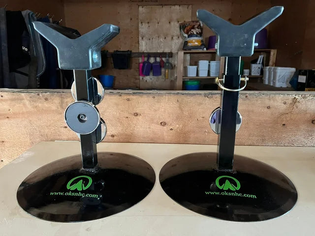 OKSNHC Custom Built Hoof Stand Adjustable Height